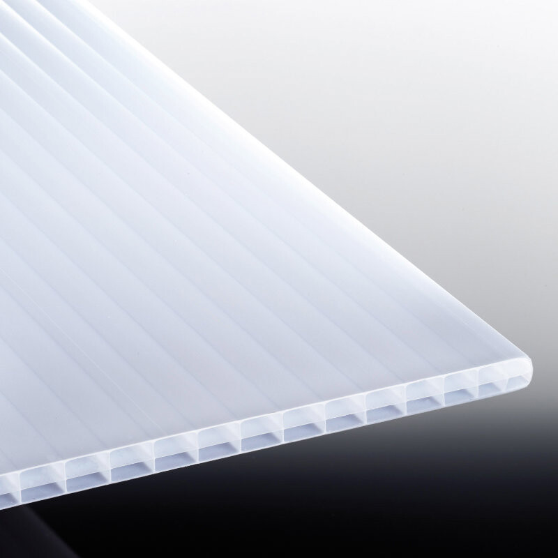 Polycarbonat Stegplatte | Heatbloc 16 | 16 mm | Breite 1200 mm | opal-weiß von T&J