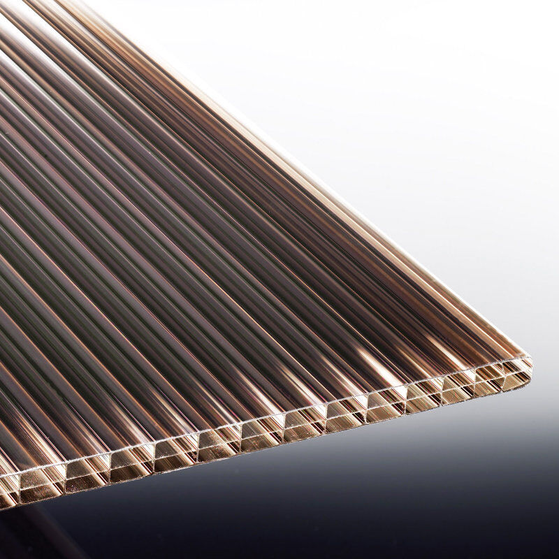 Polycarbonat Stegplatten | Polyclear | 16 mm | Breite 980 mm | bronze von T&J