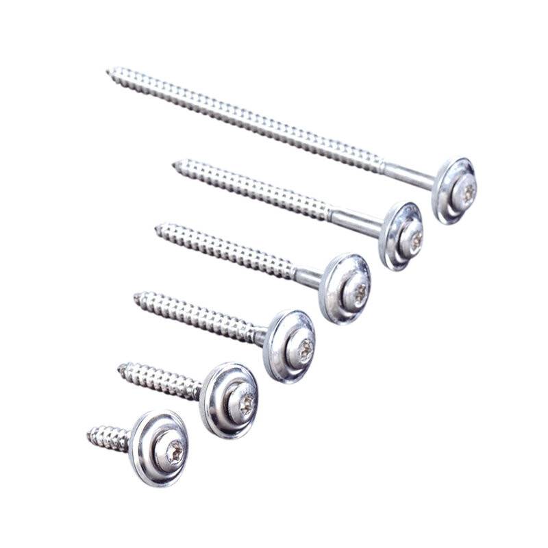 Spenglerschrauben V2A Edelstahl mit Torx Kopf für Holz UK verschieden Größen von T&J