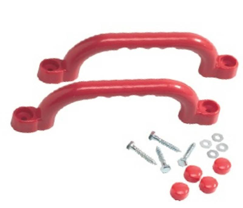 T&J Handgriffe aus Kunststoff, rot, 2 Stück von T&J
