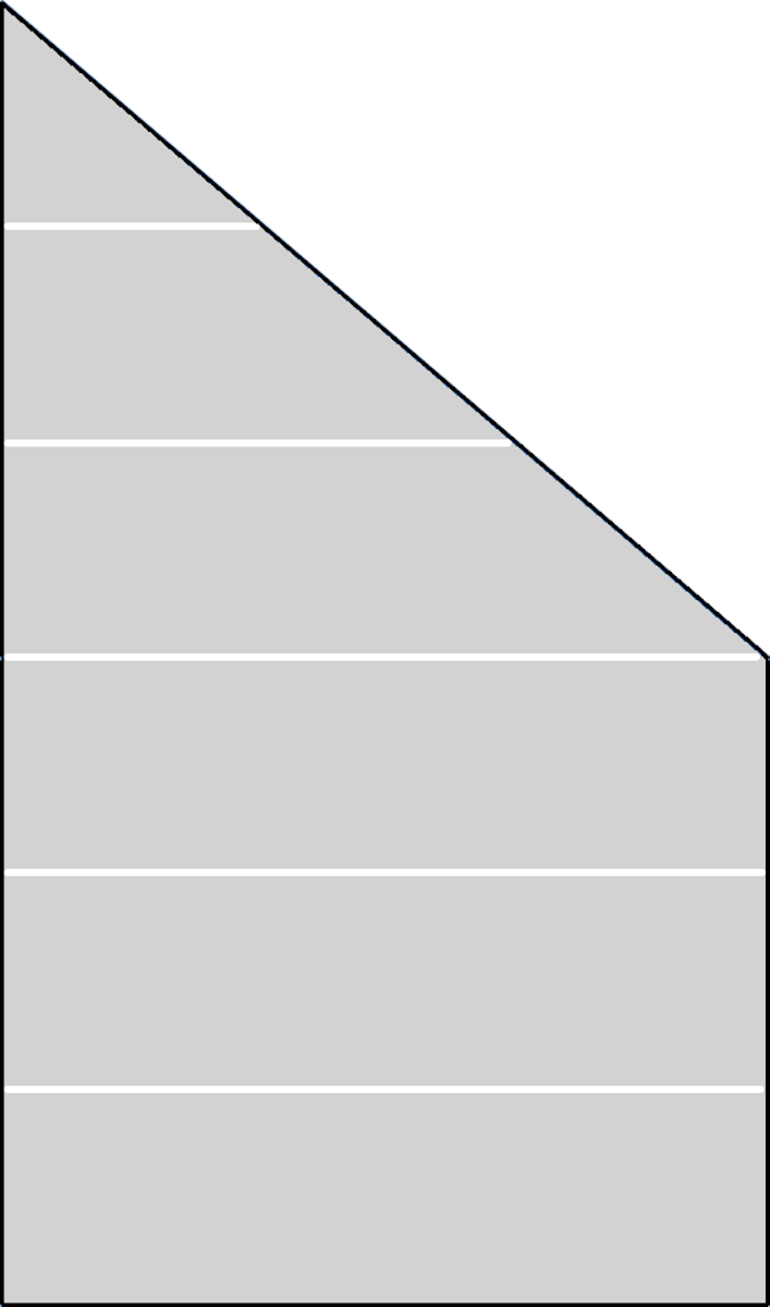 T&J RUDE Ecke Systemglas Satinato Streifen Rechts von T&J