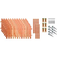 Tetzner & Jentzsch Lattenzaun "Austin 4", 6 Elemente, LxH: 1143x80 cm von Tetzner & Jentzsch