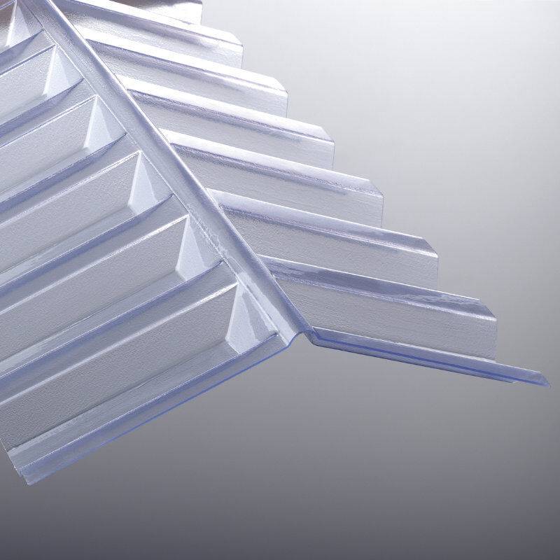 Wellfirsthaube Spundwand 70/18 PVC (1092x150x50 mm) von T&J