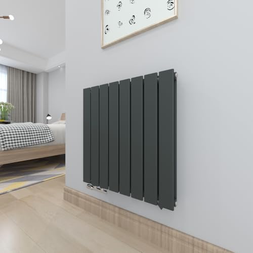 T&K Heizkörper Flach 630x616mm Anthrazit Doppellagig Design Heizkörper, Horizontal Moderne Paneelheizkörper Badheizkörper Für Seitenanschluss Heizung T&K Heizkörper Flach 630x616mm Anthrazit Doppellagig Design Heizkörper, Horizontal Moderne Paneelheizkörper Badheizkörper Für Seitenanschluss Heizung von T&K