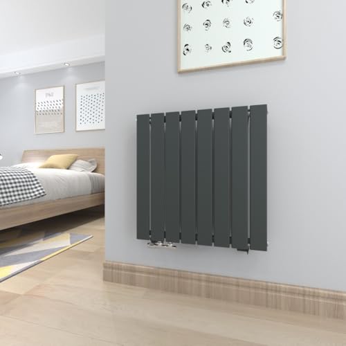 T&K Heizkörper Flach 630x616mm Anthrazit Einlagig Design Heizkörper, Horizontal Moderne Paneelheizkörper Badheizkörper Für Seitenanschluss Heizung T&K Heizkörper Flach 630x616mm Anthrazit Einlagig Design Heizkörper, Horizontal Moderne Paneelheizkörper Badheizkörper Für Seitenanschluss Heizung von T&K