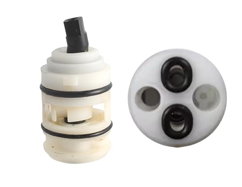 T & T Hardware Sterling kompatible Einhand-Kartusche, 00A5013 – Weiß, Schwarz, 6,5 cm hoch – robuste Kunststoffkonstruktion – für Einhandarmaturen ohne Umsteller T & T Hardware Sterling kompatible Einhand-Kartusche, 00A5013 – Weiß, Schwarz, 6,5 cm hoch – robuste Kunststoffkonstruktion – für Einhandarmaturen ohne Umsteller von T & T Hardware