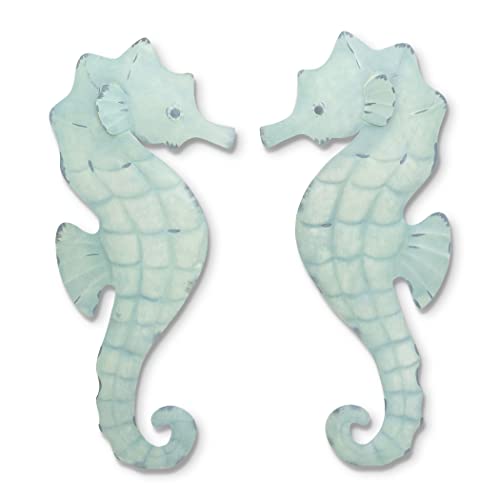 Seepferdchen, antikes Metall, 1 Paar – Seafoam von T.I. Design
