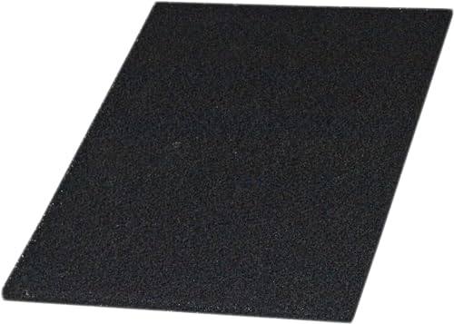 T.I.P. Teich Filtermatte - Aktivkohlefiltermatte (45 x 31,5 x 3,8 cm, zuschneidbar, Schwarz, natürliche Filterung, absorbiert toxische Verbindungen wie z.B. Schwermetalle) PAK 45/32, 30552 von T.I.P.