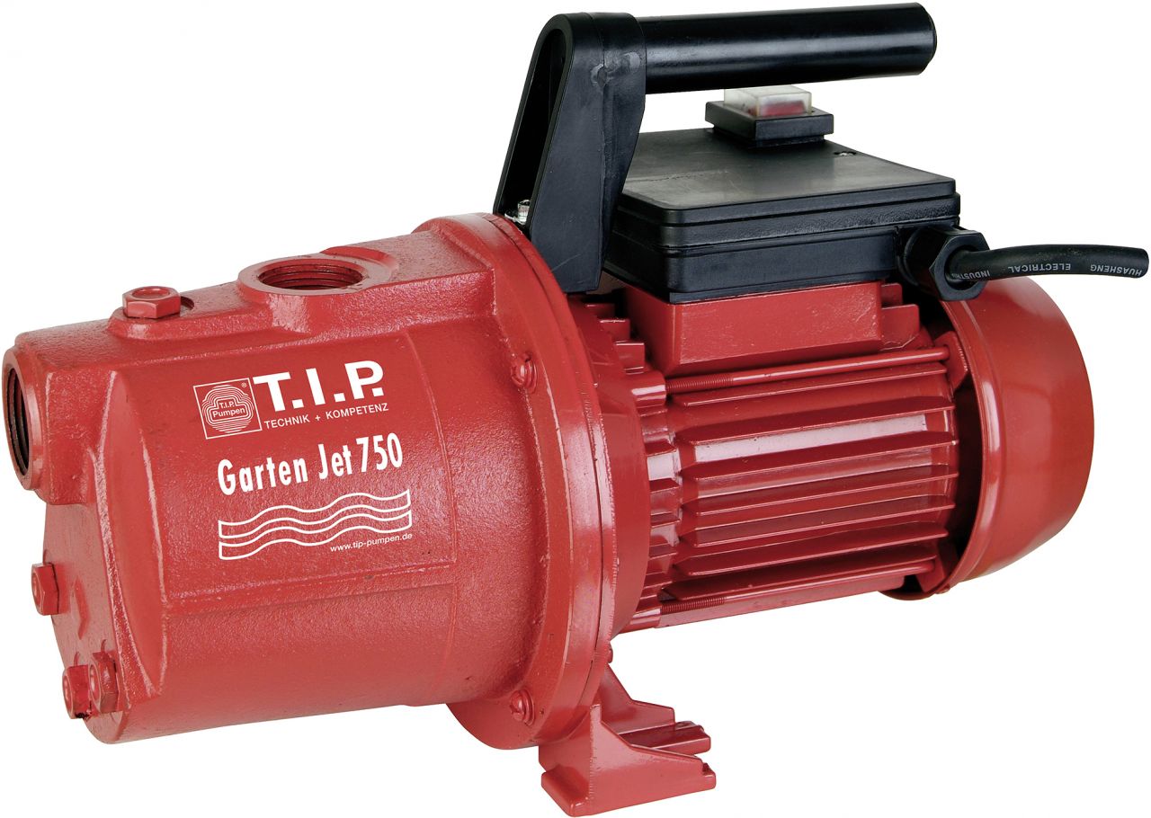 T.I.P. Gartenpumpe Garten-Jet 750 max. Fördermenge: 2.800 l/h, 600 W von T.I.P.