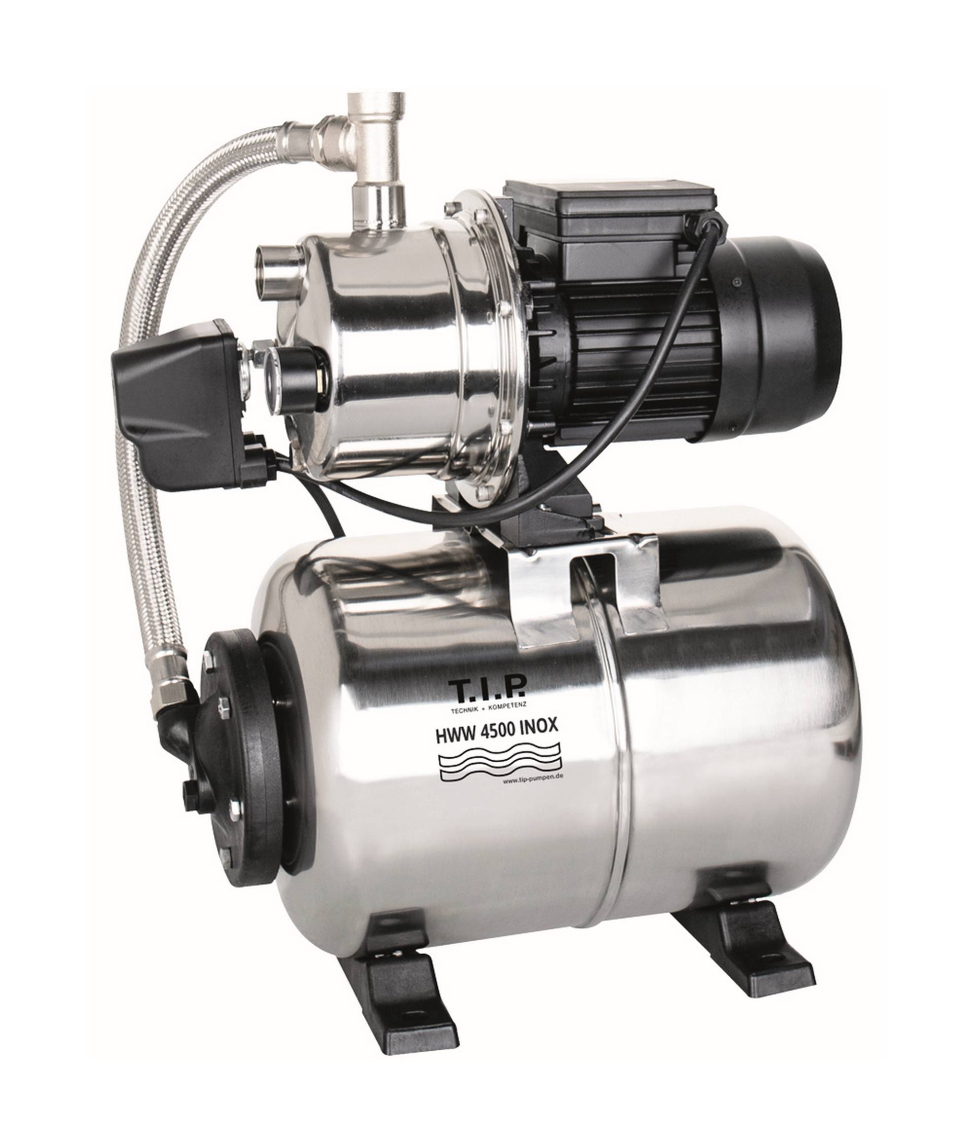 T.I.P. Hauswasserwerk 'HWW 4500 INOX' 1200 W 4.350 l/h T.I.P. Hauswasserwerk 'HWW 4500 INOX' 1200 W 4.350 l/h von T.I.P.