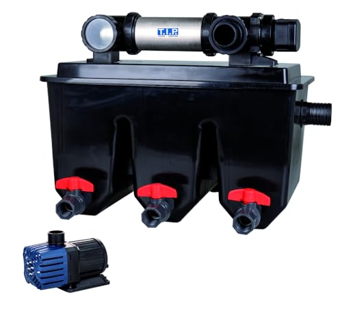 T.I.P. Profi Teichfilter - Teichaußenfilter-Set (30.000l Teichvolumen, up-and-down-Technologie, UV-C 24W, Mehrkammersystem, inkl. Pumpe, UV-C Strahler, Filtermaterial) MTS 30000 UV 24 INOX, 30288 T.I.P. Profi Teichfilter - Teichaußenfilter-Set (30.000l Teichvolumen, up-and-down-Technologie, UV-C 24W, Mehrkammersystem, inkl. Pumpe, UV-C Strahler, Filtermaterial) MTS 30000 UV 24 INOX, 30288 von T.I.P.