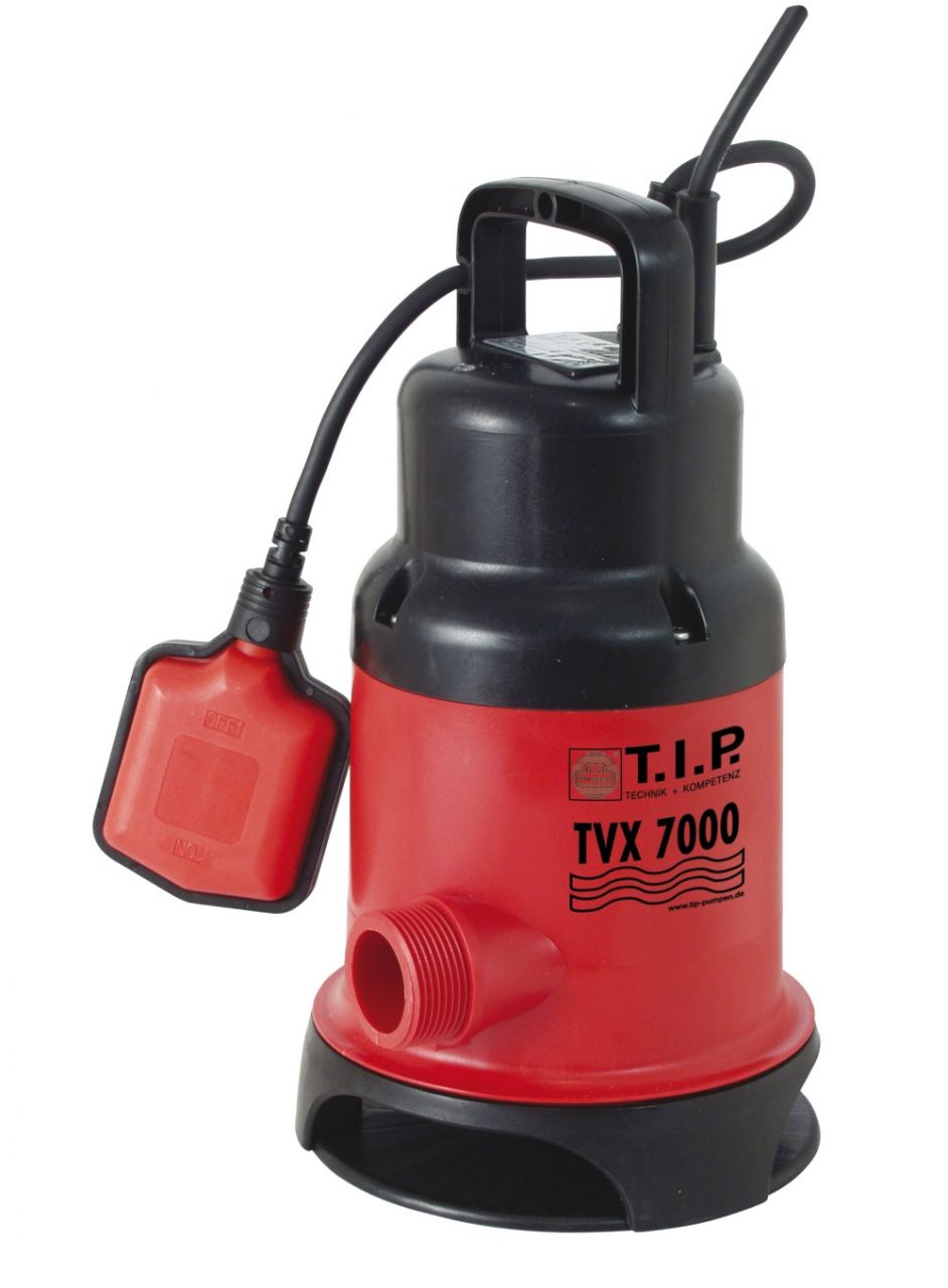 T.I.P. Klar-/ Schmutzwasser Tauchpumpe TVX 7000 l/h 5 m 300 Watt von T.I.P.