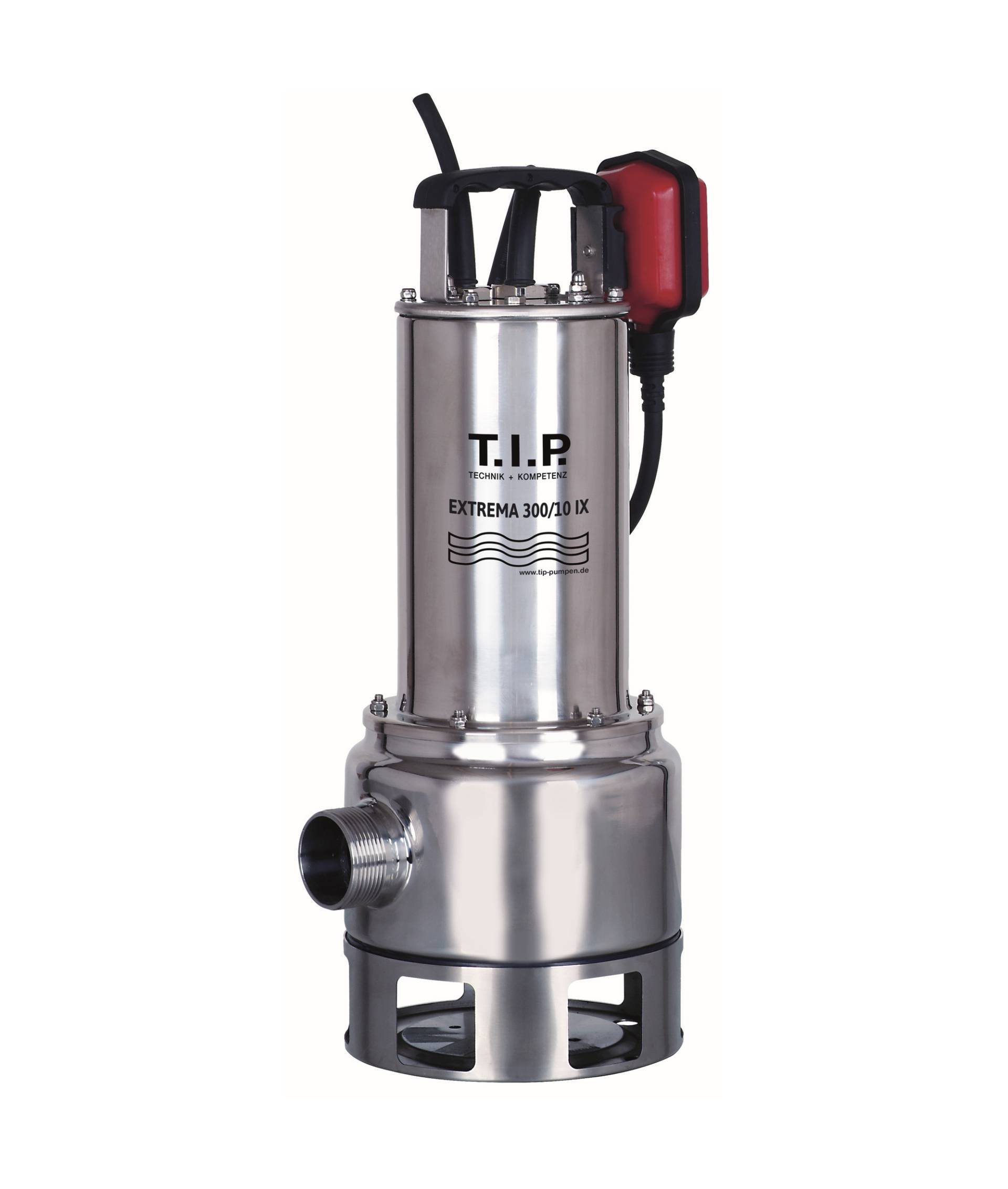 T.I.P. Schmutzwasser-Tauchpumpe 'Extrema 300/10 IX' 1200 W 19500 l/h von T.I.P.