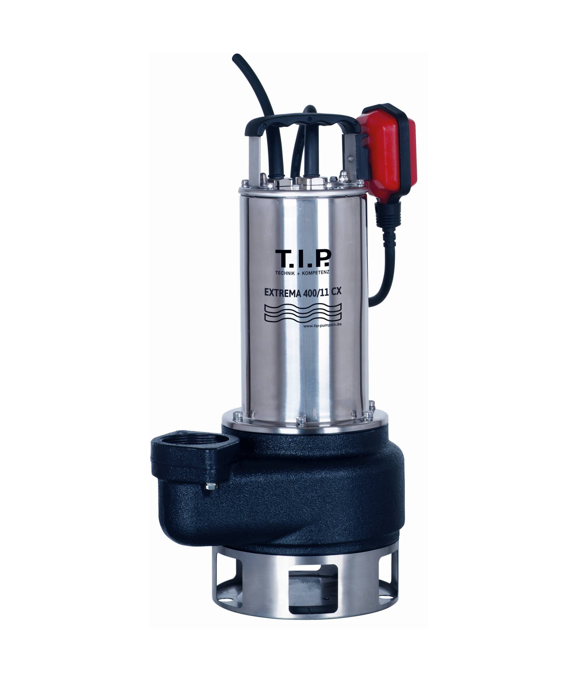 T.I.P. Schmutzwasser-Tauchpumpe 'Extrema 400/11 CX' 1500 W 24000 l/h von T.I.P.