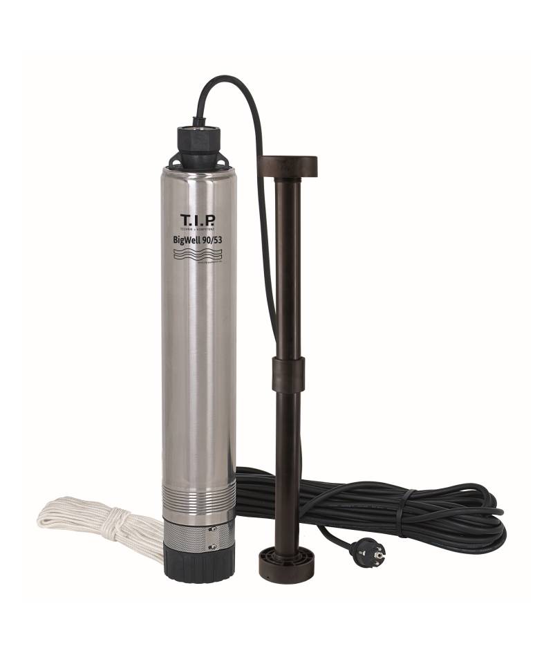 T.I.P. Tiefbrunnenpumpe 'BigWell 90-53' 900 W 5400l/h von T.I.P.