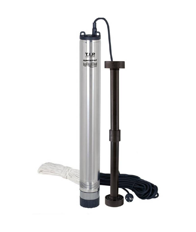 T.I.P. Tiefbrunnenpumpe 'BigWell 90-53 AUT' 900 W 5400 l/h von T.I.P.