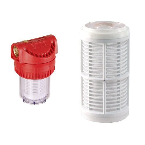 T.I.P. Vorfilter für Garten Pumpen und Hauswasserwerke 5 Zoll + Ersatz-Filtereinsatz von T.I.P.