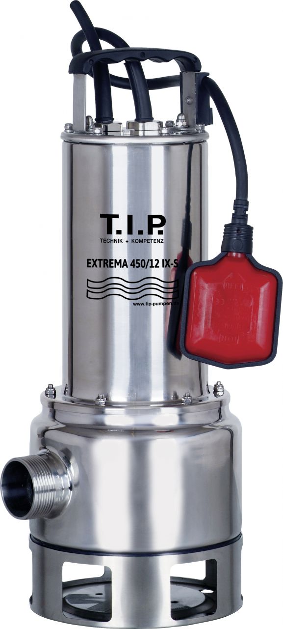 T.I.P. Schmutzwasser Tauchpumpe Extrema 27000 l/h 12 m IX S 1.500 Watt von T.I.P.