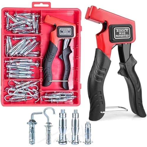 T.K.Excellent Hohlraumdübel-Rigipsdübel-Rigips dübel-Dübel set, mit 64 Teil Hohlraumdübel Metal in 6 Größen, umfassen Rigips Dübel & Montagezange T.K.Excellent Hohlraumdübel-Rigipsdübel-Rigips dübel-Dübel set, mit 64 Teil Hohlraumdübel Metal in 6 Größen, umfassen Rigips Dübel & Montagezange von T.K.Excellent