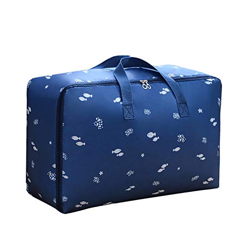 Aufbewahrungstasche Faltbare Aufbewahrungsboxen Unterbettkommode für Bettdecken Kissen Kleidung Bettwaren Bettenaufbewahrungstasche Unterbett Stofftasche 55 * 33 * 20 cm (C) von T-