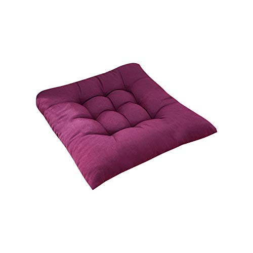 Stuhlkissen Quadratisches Sitzkissen Esszimmer Stuhl Auflage Sitzpolster Stuhlkissenpolster Einfaches Kissen Stuhlkissen für Indoor und Outdoor Patio-Esszimmer im Freien Büro (G) von T-