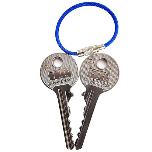 ® T10-PASS 2 Stück Distincts PTT Pass – T10 & F10 aus Stahl, präzise Bearbeitung. Ideal für Einzel- und Sammelbriefkästen, einfacher Zugang für Privatpersonen oder Profis von T10-PASS