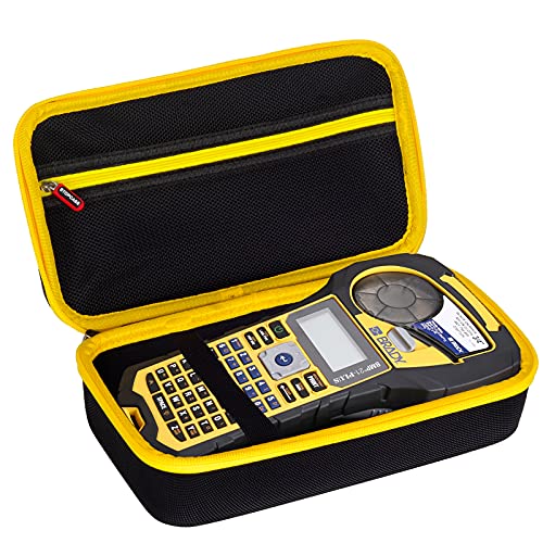 T2BTHRS - Hartschalentasche aus EVA für Dewalt (DCL040), DYMO Label Maker | RhinoPRO 5200, Brady BMP21-PLUS Hand-Etikettendrucker von T2BTHRS