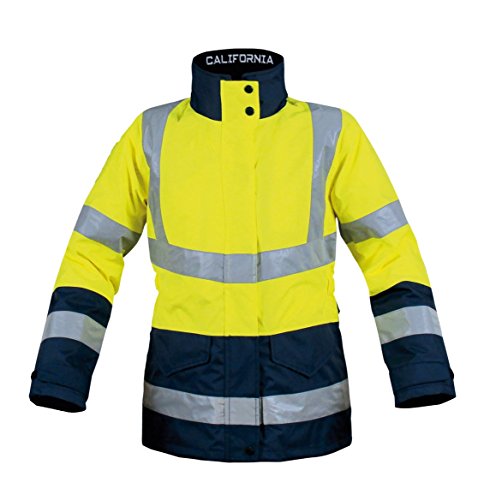 T2S PaRKACALIF1JMM Parka Sicherheit, M, Yellow/Navy von T2S