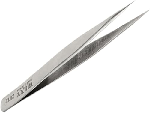 TA-VIGOR 1 x 11,4 cm Karbonstahl-Pinzette, gerade, spitz, Mehrzweck-Werkzeug zum Basteln und Reparieren TA-VIGOR 1 x 11,4 cm Karbonstahl-Pinzette, gerade, spitz, Mehrzweck-Werkzeug zum Basteln und Reparieren von TA-VIGOR