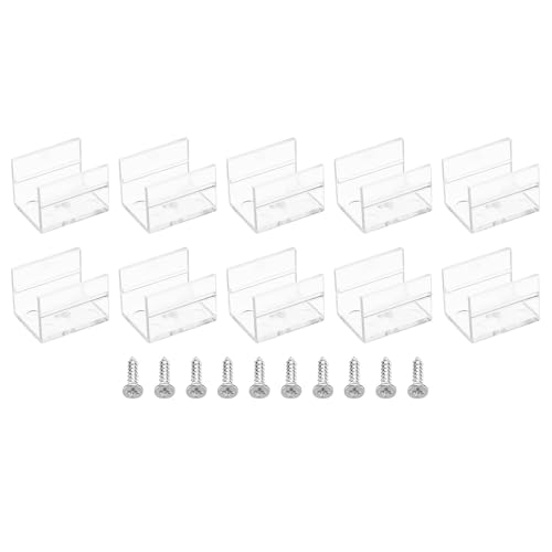 TA-VIGOR 40 Stück LED-Lichtstreifen-Licht-Clips, Montagehalterung, Befestigungsclips, Kunststoff-Klemmhalter, wasserdichter LED-Streifen mit Schrauben für 15,5–16,8 Neon-RGB-Lichtkabelband TA-VIGOR 40 Stück LED-Lichtstreifen-Licht-Clips, Montagehalterung, Befestigungsclips, Kunststoff-Klemmhalter, wasserdichter LED-Streifen mit Schrauben für 15,5–16,8 Neon-RGB-Lichtkabelband von TA-VIGOR