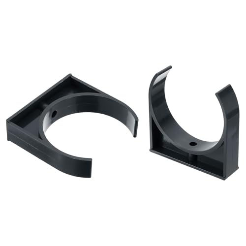 TA-VIGOR PVC-Wasserrohrschellen, 110 mm, 2 Stück, U-förmige Schlauchschnallen für 110 mm Außendurchmesser-Rohre, TV-Schalen, Schlauchaufhänger, Unterstützung, PEX-Schlauchschellen, universelle von TA-VIGOR