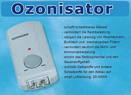 TAB Ozonisator ET-50 4Watt regelbar 5-50mg/h Für Süß-und Meerwasser von TAB Vertrieb Zoocenter-Tausz.--