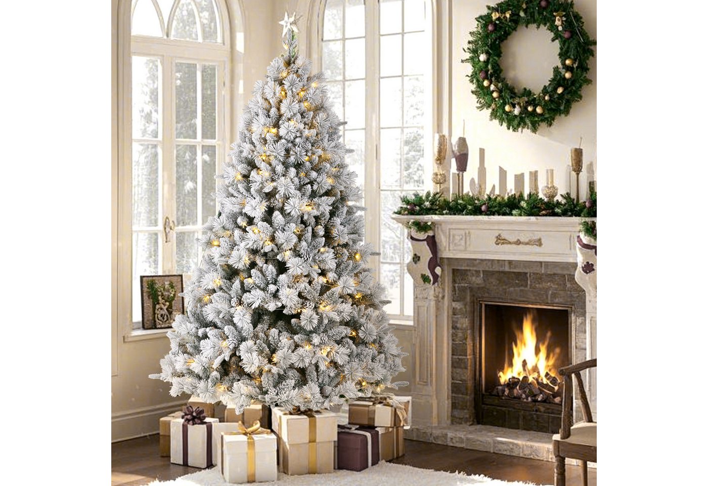 TAB Künstlicher Weihnachtsbaum Künstlicher Christbaum mit LED-Beleuchtung – langlebige PVC/PE-Nadeln, LED-Beleuchtung – natürlich, langlebig und in drei Größen erhältlich. TAB Künstlicher Weihnachtsbaum Künstlicher Christbaum mit LED-Beleuchtung – langlebige PVC/PE-Nadeln, LED-Beleuchtung – natürlich, langlebig und in drei Größen erhältlich. von TAB