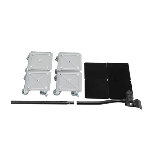 TABODD 4PCS Möbelroller Transportroller 5 Räder, 360 Rotation mit Bremse Max 500KG,Möbel Transportrollen Set 4 Stück mit 1 Lastenhebe, Möbel Transporthilfe Schwerlast für Möbel Verschieben TABODD 4PCS Möbelroller Transportroller 5 Räder, 360 Rotation mit Bremse Max 500KG,Möbel Transportrollen Set 4 Stück mit 1 Lastenhebe, Möbel Transporthilfe Schwerlast für Möbel Verschieben von TABODD