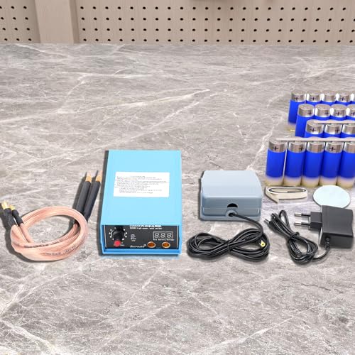 TABODD 5000W Mini Punktschweißgerät für Akkus, DIY 0-800A Strom Mini Spot Welding Machine Weldinger Batterie Punkt Schweißgerät für 18650/26650/32650 Batterie Punktschweißmaschinenset TABODD 5000W Mini Punktschweißgerät für Akkus, DIY 0-800A Strom Mini Spot Welding Machine Weldinger Batterie Punkt Schweißgerät für 18650/26650/32650 Batterie Punktschweißmaschinenset von TABODD