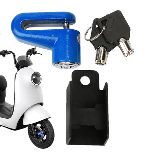 Motorrad Scheibenschloss, Legierung Stahl Scooter Radschloss Elektroroller Schloss, Wasserdicht Anti Diebstahl Radschloss Fahrräder Scheibenbremsschloss für Motorräder Fahrräder Roller Motorrad Scheibenschloss, Legierung Stahl Scooter Radschloss Elektroroller Schloss, Wasserdicht Anti Diebstahl Radschloss Fahrräder Scheibenbremsschloss für Motorräder Fahrräder Roller von TABSIRAH