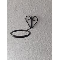 2x An Der Wand Befestigtes Herz Mit 4 "Durchmesser Pflanzentopfhalter in Schwarz 2x An Der Wand Befestigtes Herz Mit 4 "Durchmesser Pflanzentopfhalter in Schwarz von TACHMETALCRAFT