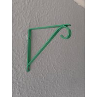 4x Hängekorb/Windlicht Vogelschlaufe Windspielhalter in Hellgrün. Neu von TACHMETALCRAFT