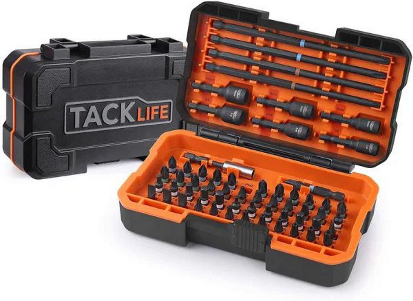 TACKLIFE Bit-Schraubendreher, 60-tlg Schraubendreher Bit mit Schraubendreher von TACKLIFE