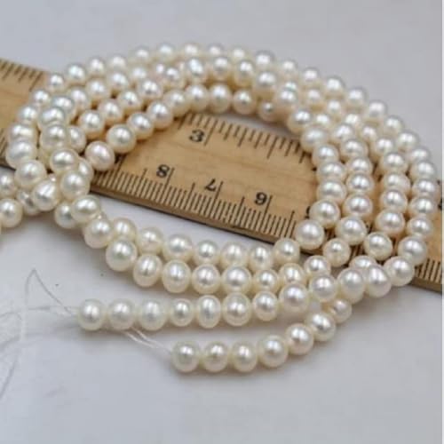 TACOKI Natürliche Süßwasserperlen, lose Perlen, 2–11 mm, gepunktet, fast rund, echte Perlen, DIY-Schmuckzubehör, handgefertigte Perlenmaterialien von TACOKI