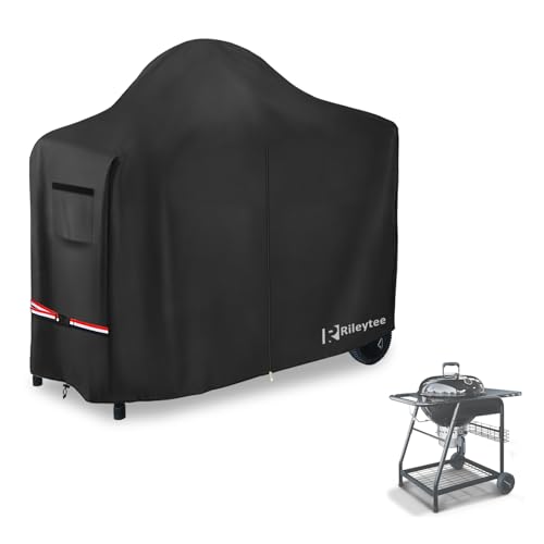 TACOMA Grillabdeckung, für den Außenbereich, strapazierfähig, 600D, wasserdicht, Grillabdeckung für SnS-Grills, MasterKettle, Holzkohlegrill und Smoker, 55,9 cm, schwarz, nur Abdeckung TACOMA Grillabdeckung, für den Außenbereich, strapazierfähig, 600D, wasserdicht, Grillabdeckung für SnS-Grills, MasterKettle, Holzkohlegrill und Smoker, 55,9 cm, schwarz, nur Abdeckung von TACOMA