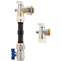 Wärmemengenzähler-Einbau-Set - vertikal - für Baulänge 110 mm 3/4'' und 130 mm 1 Wärmemengenzähler-Einbau-Set - vertikal - für Baulänge 110 mm 3/4'' und 130 mm 1 von TACONOVA