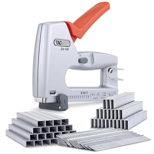 Tacwise 1764 Z4-140 Profi 4-in-1 Handtacker mit 4000 Heftklammern und 2000 Nägel, verwendet Heftklammern des Typs 140 & 91, Nägel des Typs 18G und Serie 180 Stiftnägel von TACWISE