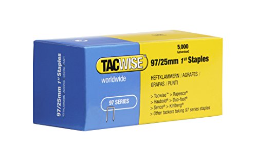 Tacwise 0305 Heftklammern Verzinkt 97/25mm (5.000 Stück), blau von TACWISE