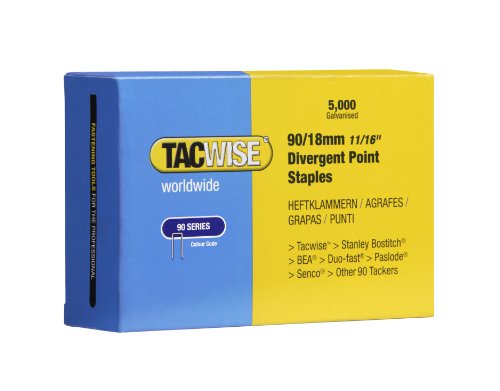 Tacwise 0312 90/18mm Heftklammern, 5.000 Stück von TACWISE