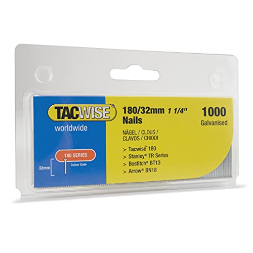 Tacwise 0363 Typ 180/32mm verzinkte Nägel, 1.000 Stück von TACWISE