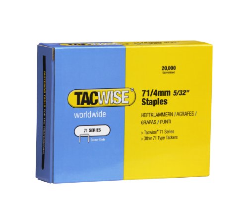TACWISE 0365 Typ 71/4mm verzinkte Heftklammern, 20.000 Stück von TACWISE