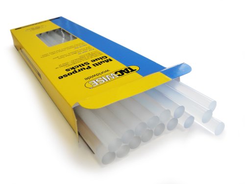 TACWISE 0470 Heißklebesticks, 11,75mm x 300mm, Packung mit 16 Stück, Klar von TACWISE