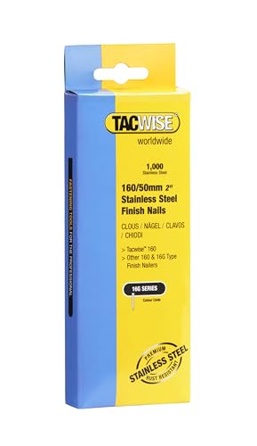 Tacwise 1098 Typ 16G / 50 mm Edelstahlnägel, Packung mit 1000 Stück von TACWISE