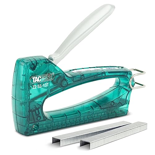 Tacwise 1728 Z3-13T Transparentes Handtacker mit 300 Heftklammern, verwendet Typ 13 und 53/4-8 mm Heftklammern von TACWISE